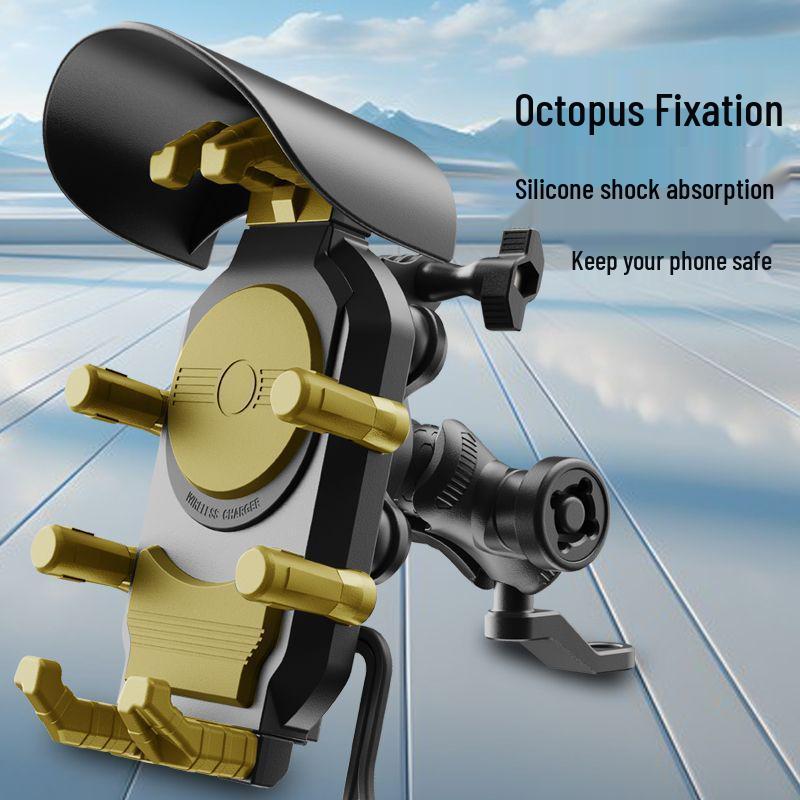Electric Vehicle & Motorcycle Phone Holder - 2025 Shockproof, Rainproof Navigation Mount