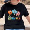 The Amazing World of Gumball Printed T-Shirt Kids Boys Girls Tops Casual Short Sleeve Crew Neck Comfortable T Shirt for Children
