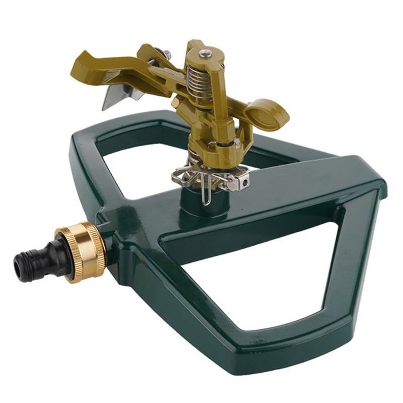 

Durable Zinc Alloy Pulsating Sprinkler with Automatic Rotation Full Coverage Watering Tool for Large Area Watering 1