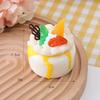 Soft Cake Squeeze Toy Cartoon Refrigerator Magnets New Mochi Squish Foam Toy  For Stress Relief