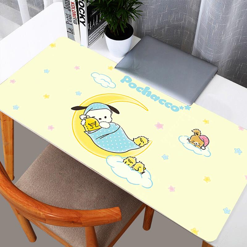 Kuromi Mouse Pad Large Gamer Gaming durable xxl Accessories Speed Keyboard Rubber Lock Edge Desk Mat Laptop mousepad