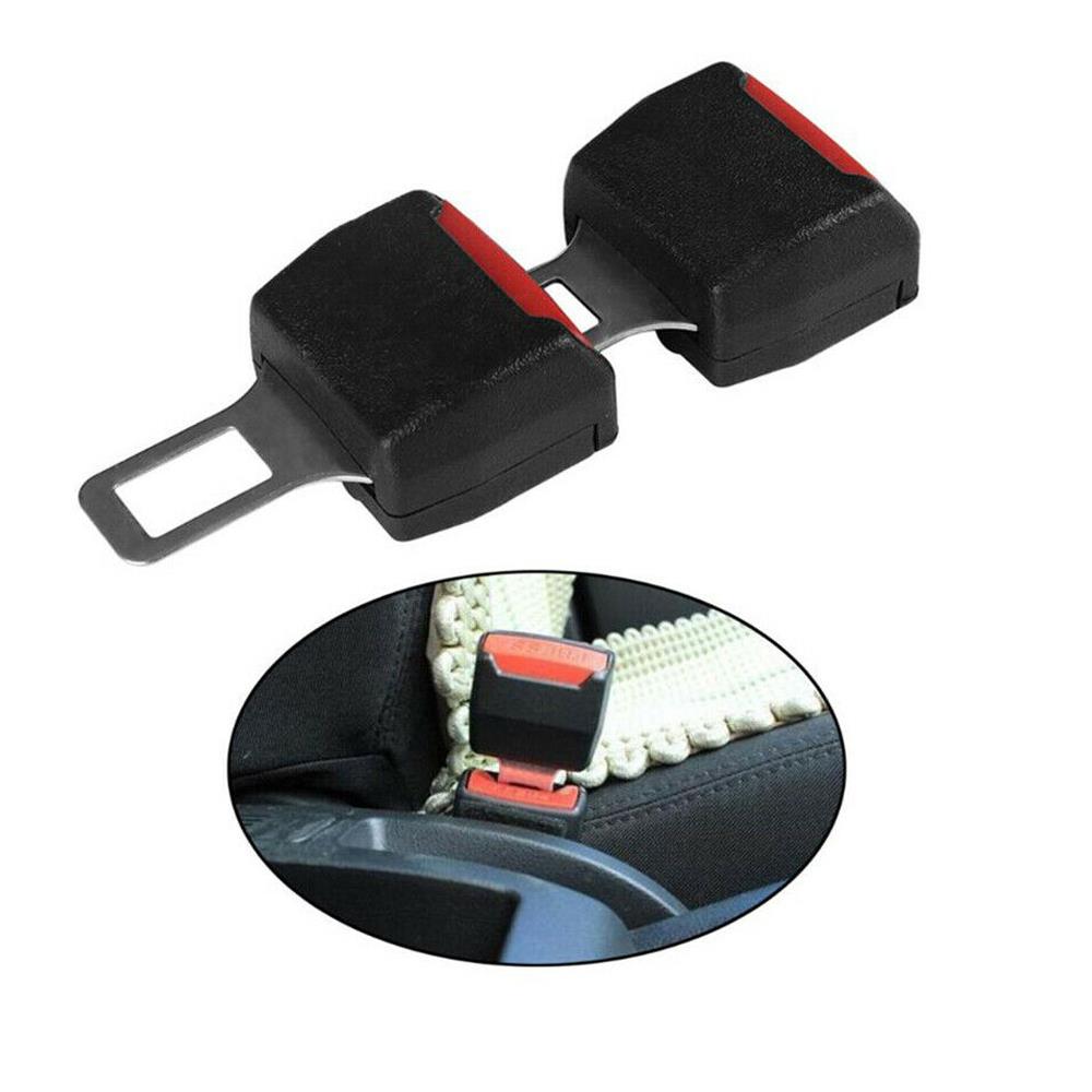 2PC Car Seat Belt Clip Extender Safety Seatbelt Lock Buckle Plug Thick Insert Socket Extender Safety Buckle Seat Belt Accessorie