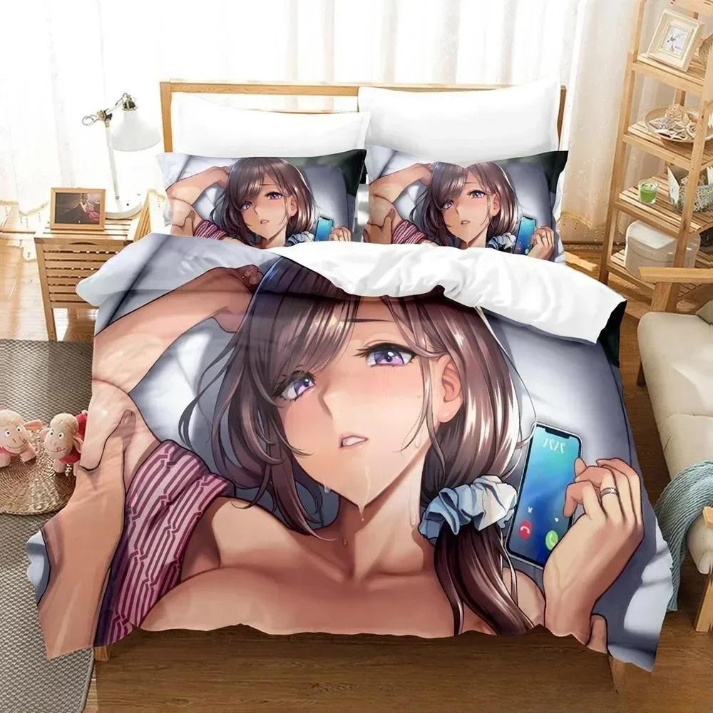 3D Printed Anime Kawaii Girs Love Live! Bedding Set Single Twin Full Queen King Size Bed Set Adult Kid Bedroom Duvetcover Sets