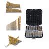 99pcs Straight Shank   Drill Set High-Speed Steel Ti-Plating Drill Bits Kit Punching and Drilling Accessory   Drills with Storage Box
