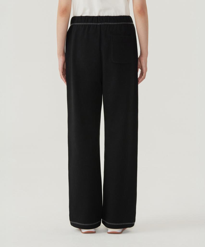 COVERNAT WOMAN Straight Sweatpants Black