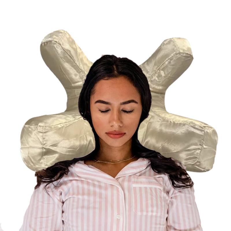 Butterfly Shape Cotton Memory Foam Pillow For Comfortable Sleep And Makeup Protection For Adults