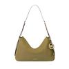 MK Nolita Logo Hobo Bag Women Shoulder Bag Olive-Green 30F5GY5M2L-PISTACHIO