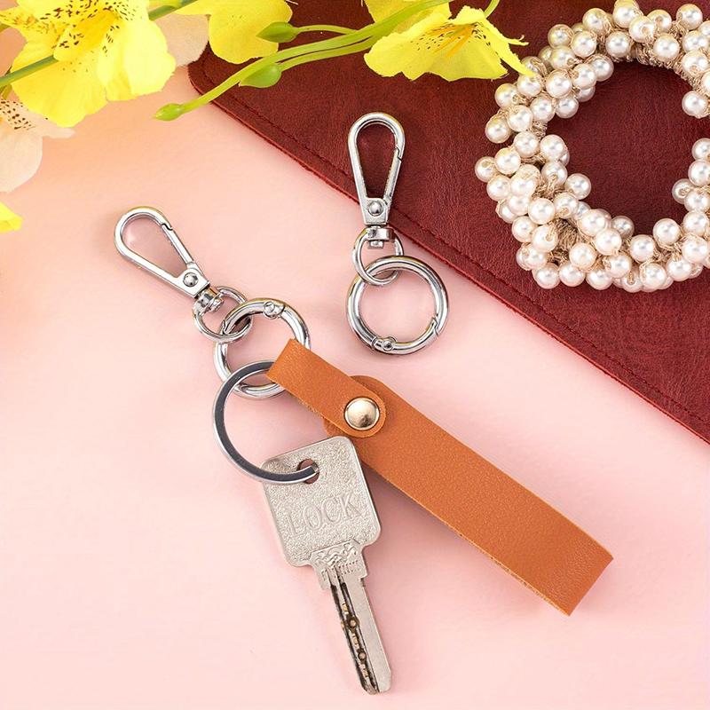 1/3/5Pcs Swivel Clasp Clip Metal Connecting Buckle Snap Hooks Double Opening Key Chain For Diy Crafts Lanyard Accessories