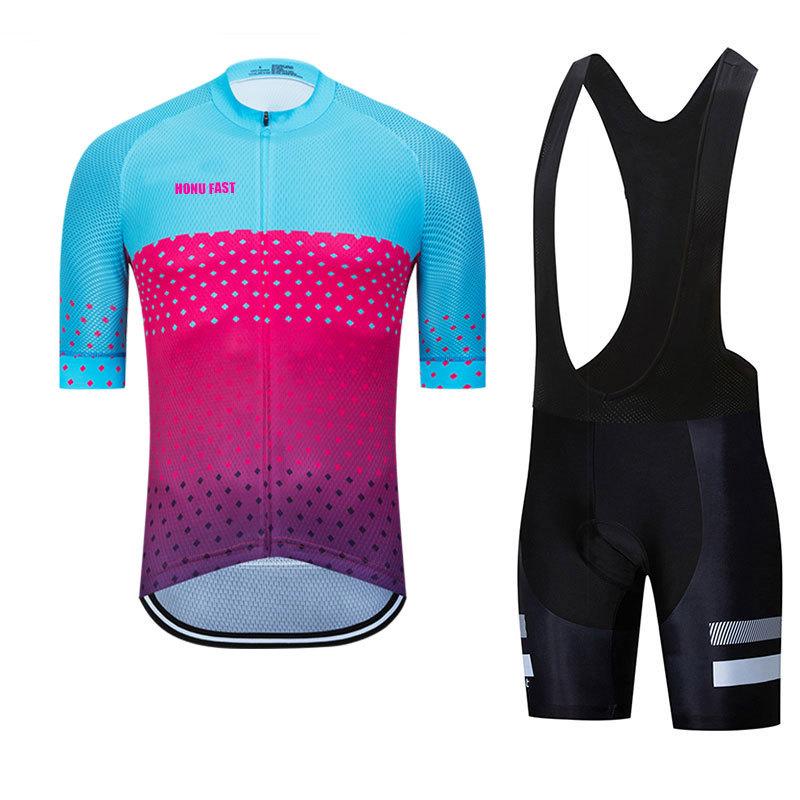 Summer Short-sleeved Moisture-wicking Bicycle Cycling Suit Set, Bicycle Men's and Women's Mountain Bike Suit 2026 Summer Breathable Cycling Suit Set