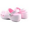Crocs Women's Classic Platform Pearl Clog Pink Milk Platform Comfort Slip On 211231-6ZW