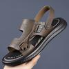 Fashion Cool Slide Men's Sandals Light Male Summer Footwear Comfy Beach Slides Stylish Male Slippers Dual-Purpose Men Outdoor Half Drag