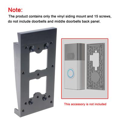 Antitheft Ring Video Doorbell Mount Adjustable Angles Doorbell Bracket Replacement Vinyl Siding Doorbell Mount