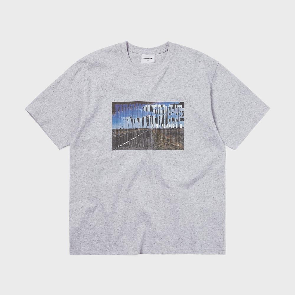 ThIs Is Never That Highway Tee Heather Grey S