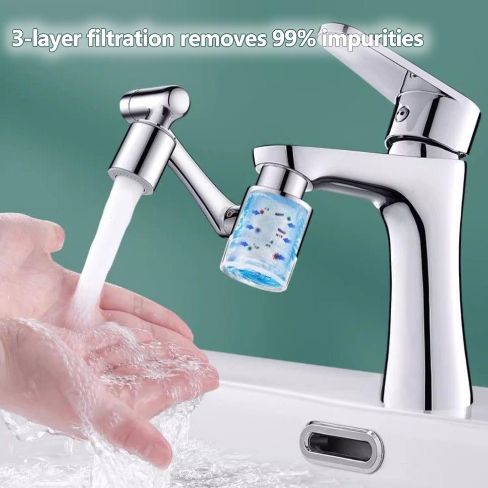 Kitchen Faucet Water Tap Filter Bubbler Filter for Hard Water Bath Filtration Purifier Remove Chlorine Heavy Metal Filtered