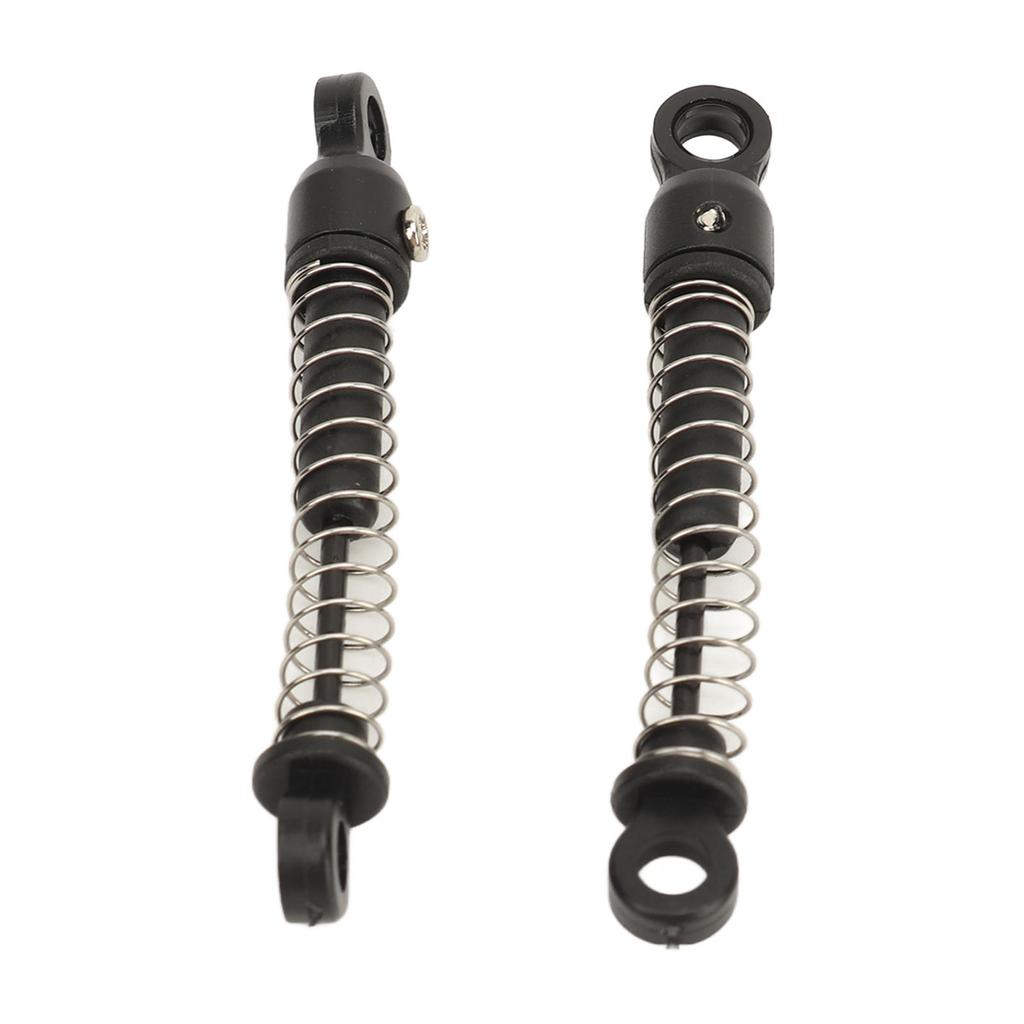 2Pcs Rear Shock Absorber Remote Control Car Shock Absorbers for WLtoys 2428 1/24 RC Crawler Car Black