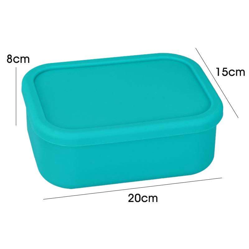 Silicone Bento Boxes Lunch Container,  Leak-Proof Lunch Container, BPA-Free, Dishwasher Safe