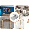 10pcs Door Hooks Plate Hangers Mirror Shelf Hanger Mounting Hooks Heavy Duty Wall Hanger Frame Hanger Wall Mount