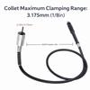 Flexible Cable Flexible Drive Shaft 1/8 Chucks Power Drill Converter  Woodworking Tools