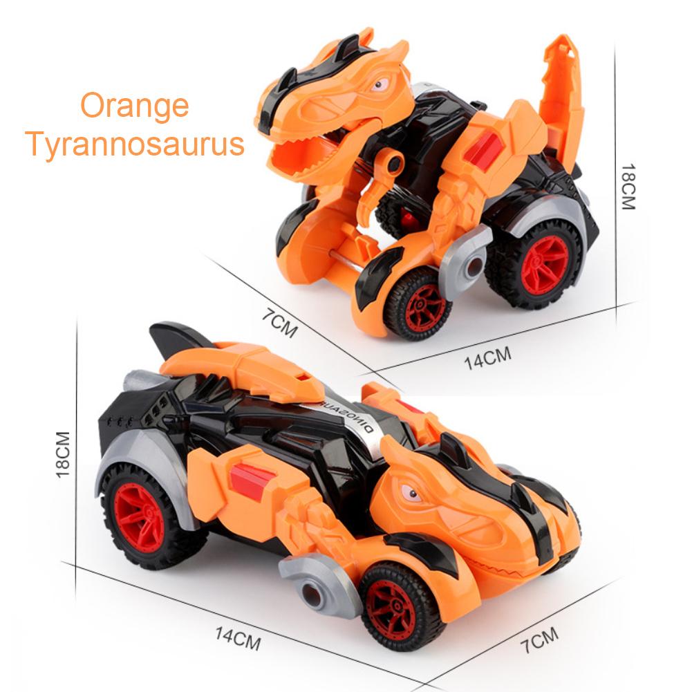Monster Truck Diecas, автомобиль-трансформер, игрушки для мальчиков, деформация динозавра, пластиковые фигурки роботов, подарок для детей