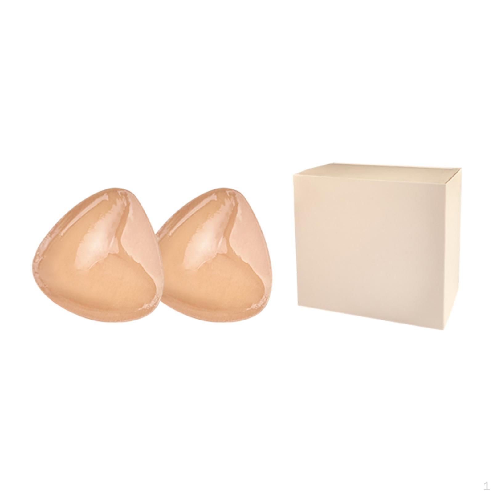 

Вставки для бюстгальтера Push Up, увеличивающие грудь, дышащие силиконовые съемные сменные вкладыши для спорта, D_Light Pink