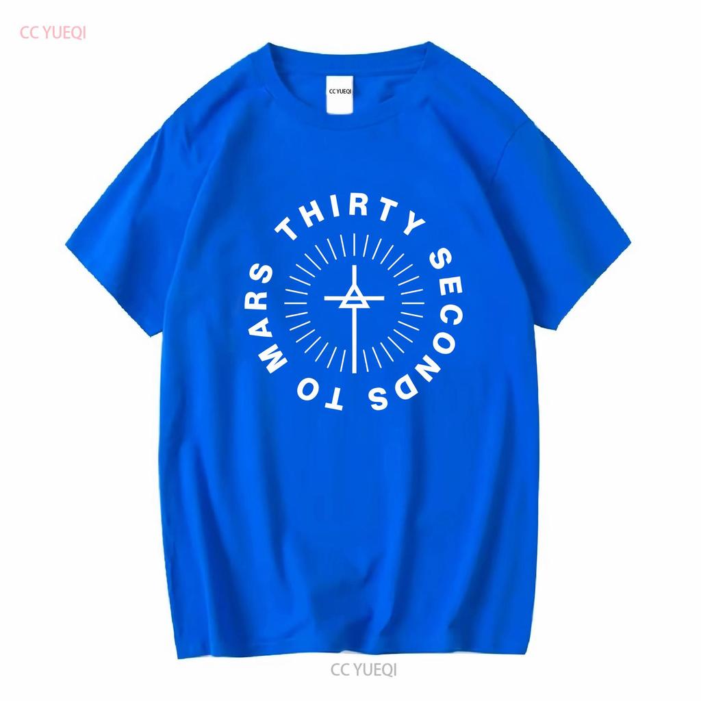 Thirty Second To Mars Active T Shirt Vintage Washed Top For Everyday Wear Designer Clothes Comfortable Homme Graphic Soft
