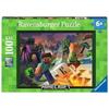 Puzzle 100 pièces XXL : Monstres de Minecraft