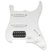 Pro SSH Strat Wiring Pre-assembled Pickguard with Artec Alnico 5 Pickups for ST Stratocaster Electric Guitar White 3-Ply