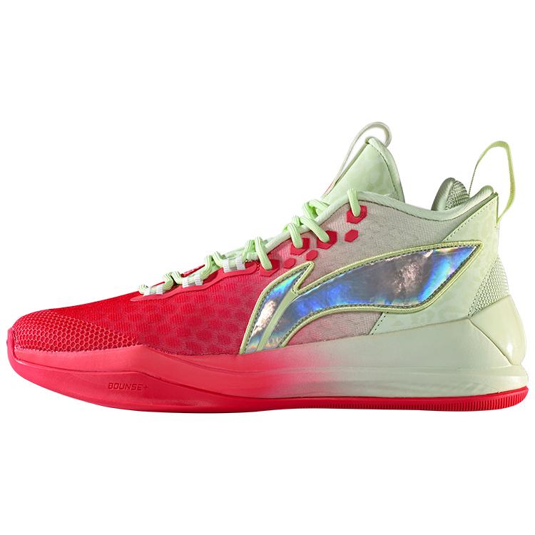 

LiNing Shadow 1 Basketball Shoes Men s Red Green 41