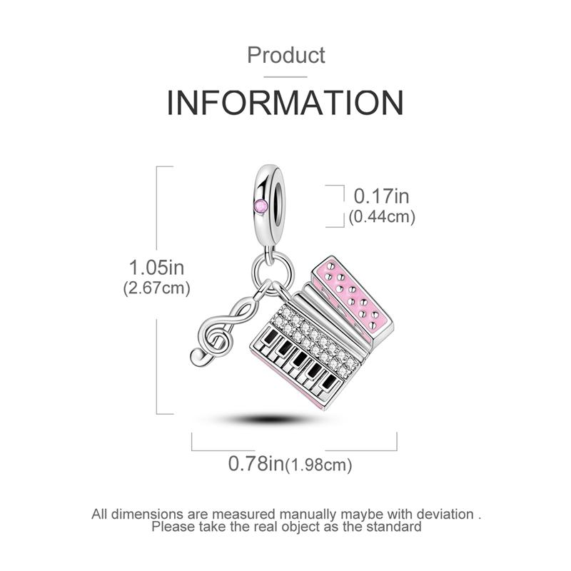 New 925 Sterling Silver Pink Series Scissors Dancing Skirt Buttons Pendant Love Beads Bags Charms Fit Bracelets DIY Jewelry Gift