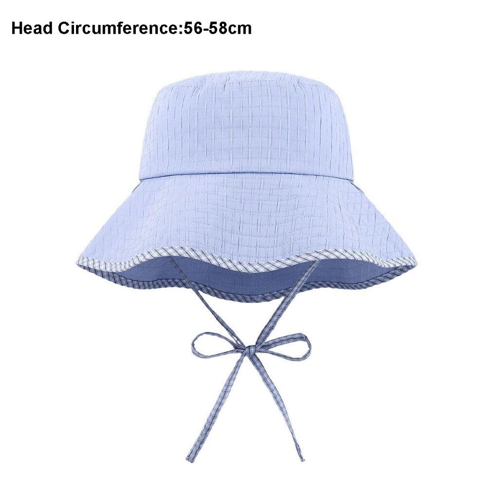 Bowknot Fisherman Hat Adjustable Sun Cap New Sunscreen Hat  Beach