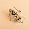 Soild Brass Ant Figurines Miniature Simulation Insect Desk Ornament Table Tea Pets Antique Copper Crafts Home Decors