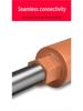 Extended Diamond Core Drill Bit Rod, 100mm-1m, for Drilling Machines