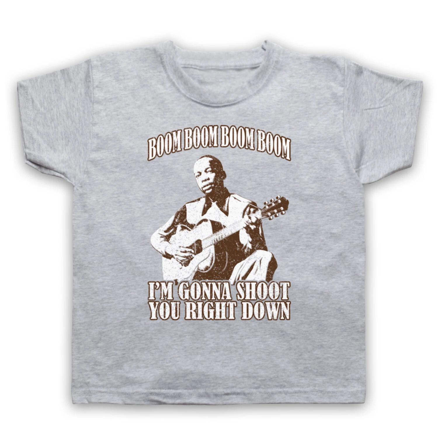 

BOOM BOOM UNOFFICIAL JOHN LEE HOOKER BLUES MUSICIAN KIDS CHILDS T-shirt 100