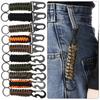 10pcs Paracord Keychain Military Braided Core Rope Carabiner Bottle Opener Outdoor Emergency Knot Survival Tools for Camping 4