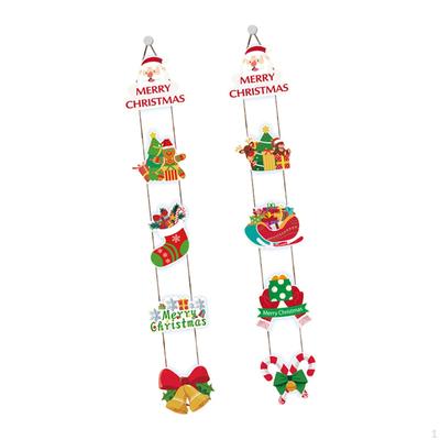 Christmas Banner Door Porch Sign, Outside Flag Ornament, Xmas Decor, Merry