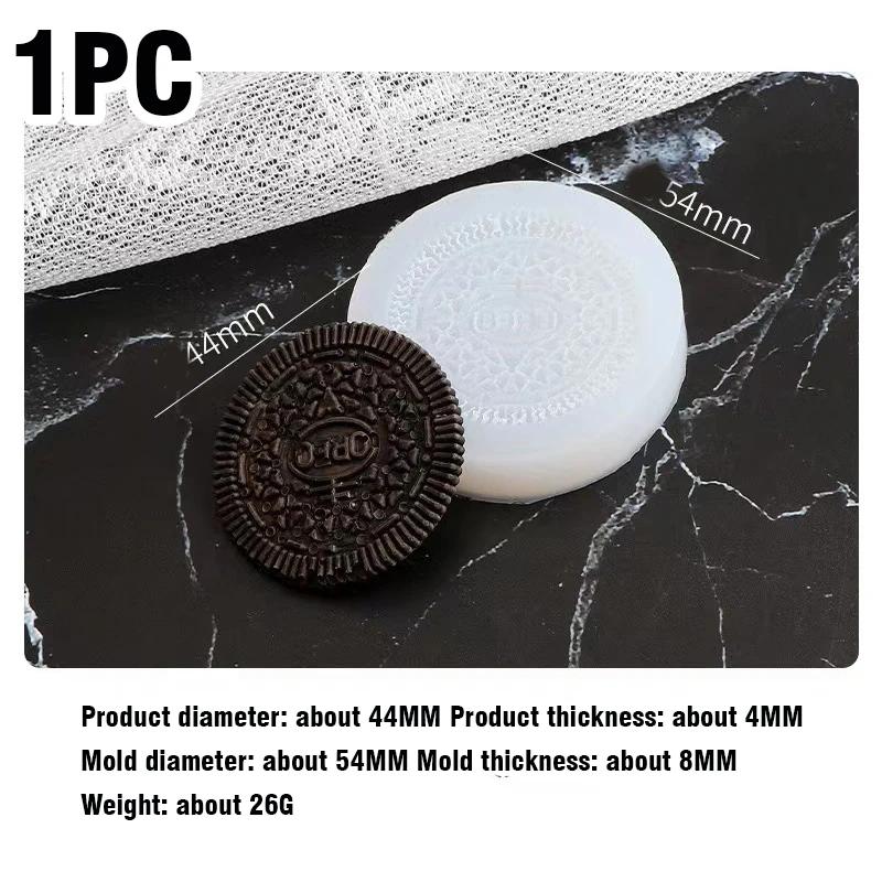 

Силиконовая форма для печенья своими руками, круглая форма из смолы, шоколадное печенье, инструменты для украшения торта, формы для свечей, украшение торта