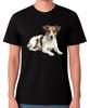 Jack Russell Terrier Dog T-Shirt Cute Pet Lover Graphic Unisex Tee