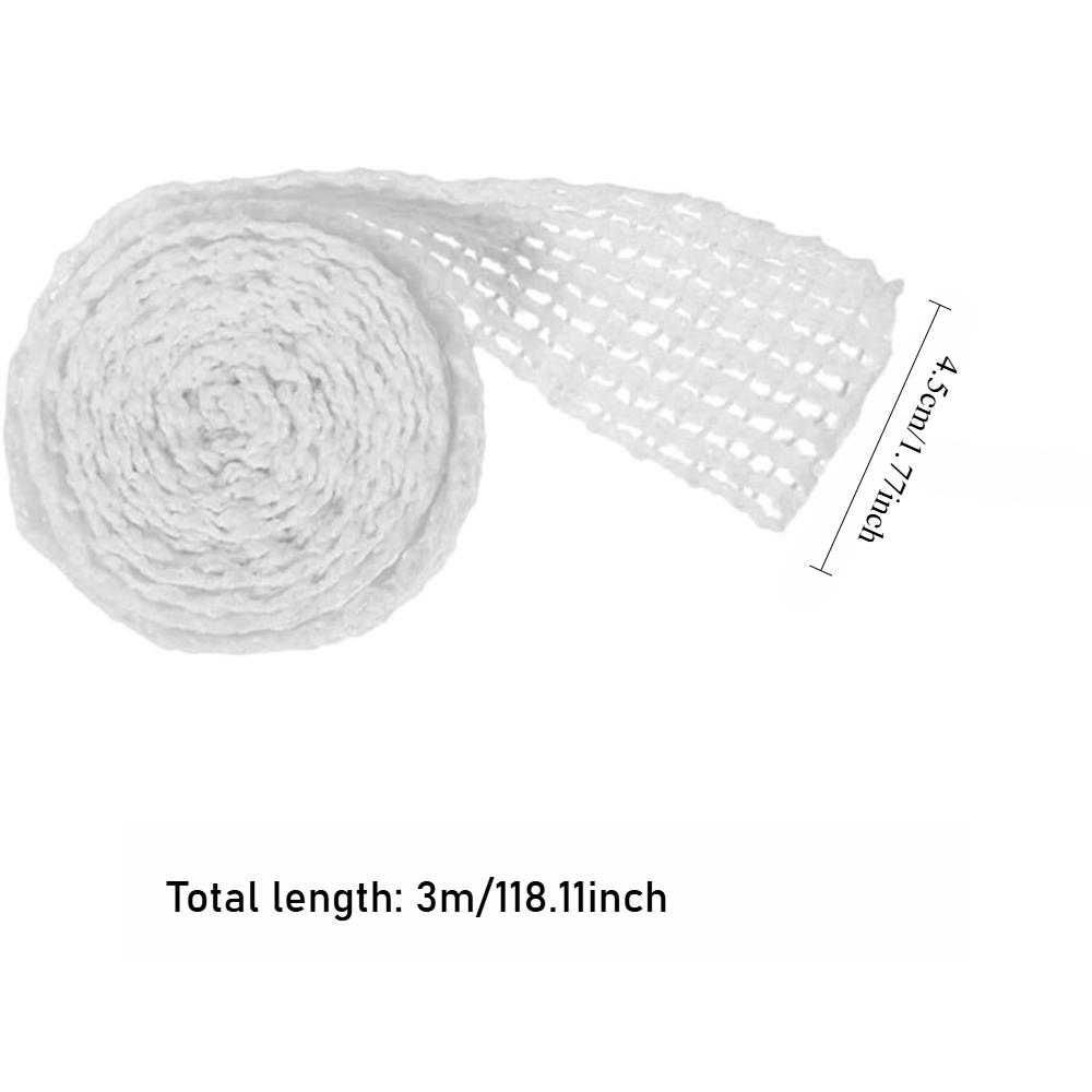 1Roll 3m Elastic Meat Netting Roll Kitchen Meat Wrapping Net for Poultry Ham and Beef Ventilated Freshness Home Accessories