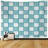 Checkered Tapestry Geometric Squares Style Tapestry Traditional Game Board Tapestry Wall Hanging for Bedroom Living Room Dorm