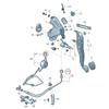 Car Clutch Master Cylinder Gasket Seal Repair Kit For Citroen C2 2003 2004 2005 2006 2007 2008 2009 1K0798741 02F141143A