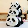 Entzückendes Plüsch-Pandakissen Realistisches Stofftier Spielzeug Weiches Kuscheltier Geschenk für Kinder