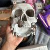 Gothic Skull Resin Rings Holder With Multifunctional Use As Jewelry Tray Or Ashtray
