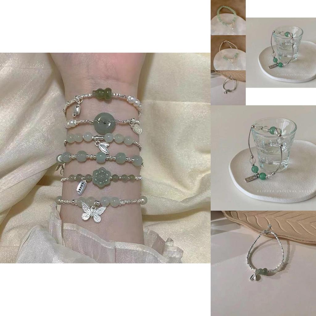 Exquisites Glas-Kürbis-Anhänger-Armband für Damen mit einzigartigem geometrischem Design und modernem, schickem Stil