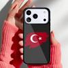 Coque de téléphone style Drapeau Turc Turquie pour iPhone 17 Air 16e 15 14 13 Pro Max Housse Arrière pour 12 11 Pro Coque