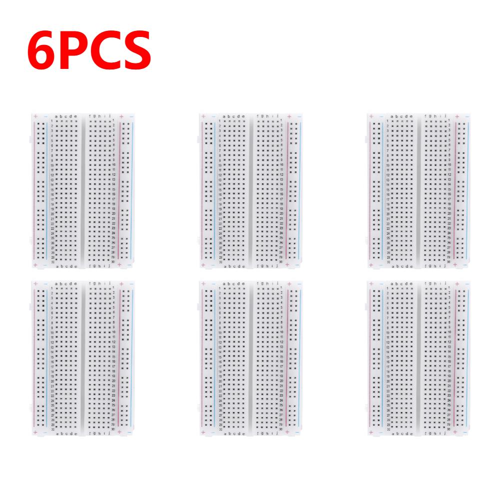 400 Points Breadboard Universal Solderless PCB Breadboard DIY Power Module Kit Spliceable Mini Test Prototype Board 82*55*10mm