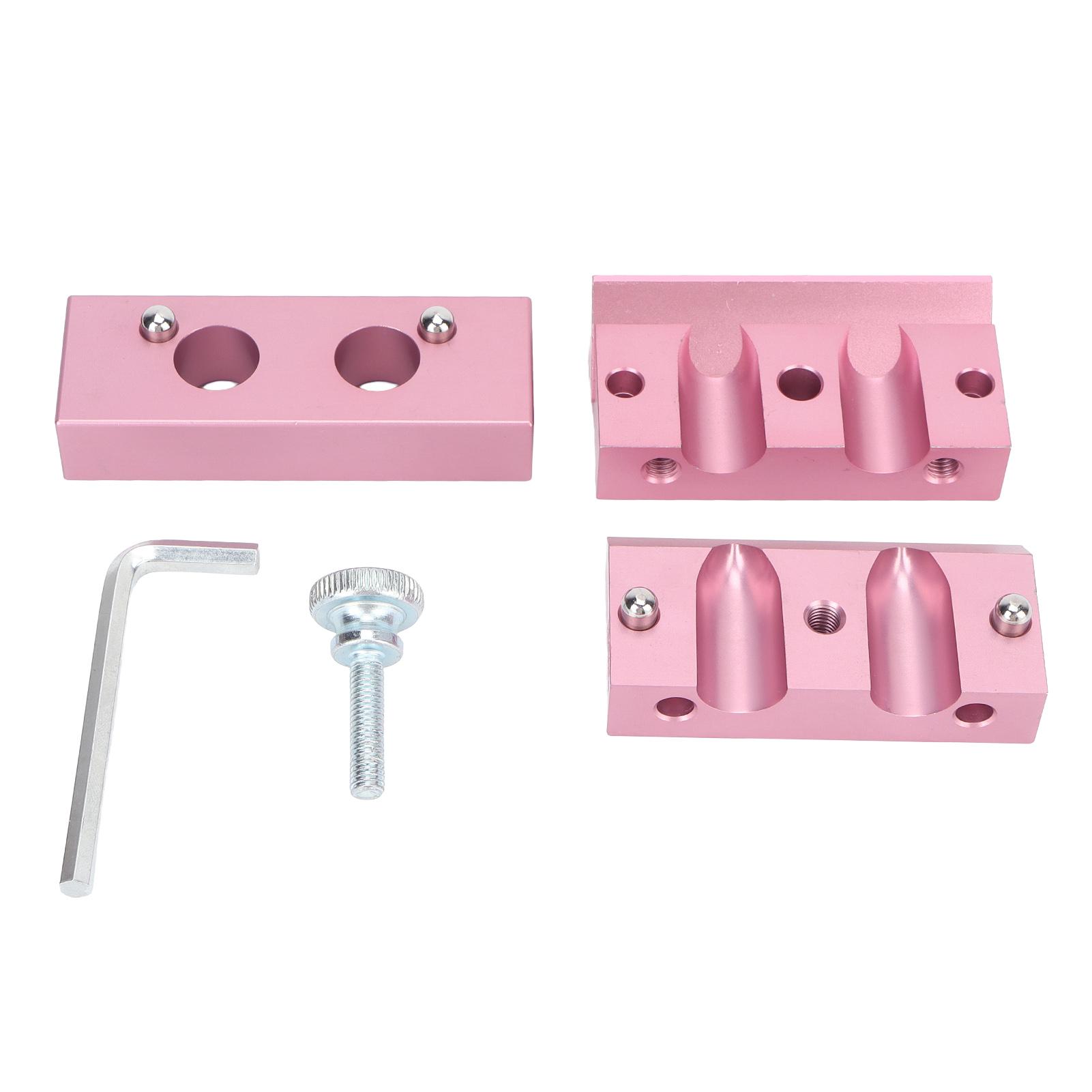 

DIY Lipstick Mold 2 Holes Dual Use DIY Lipstick Aluminum Mold for Makeup Cosmetics