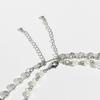 Luxury Double-Layer Clavicle Chain Necklace with Pearls and Diamonds