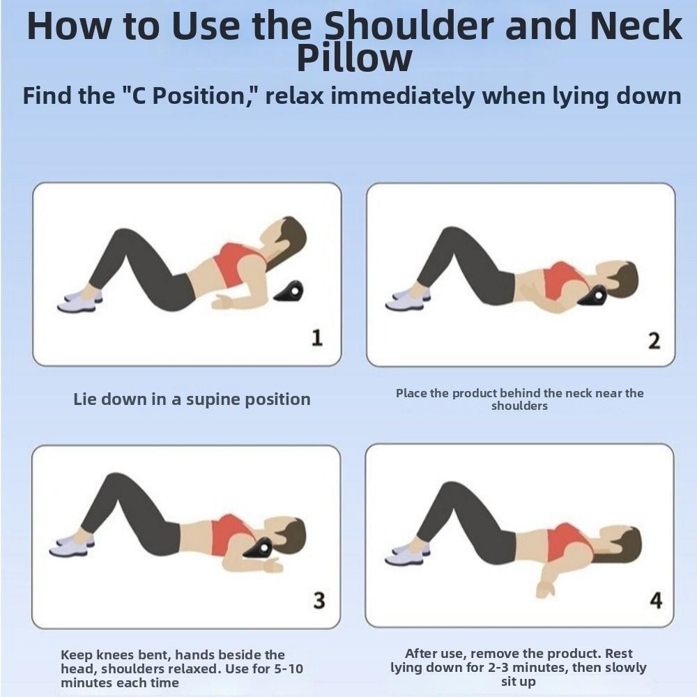 Wear Resist Cervical Massage Pillow Multi-Purpose Chiropractic Pillow  Stomach Sleeper