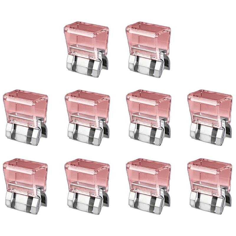 1-10Pcs Detachable Anti Sliding Trouser Clip No Sew Invisible Pants Leg Fixing Buckle DIY Portable Sewing Craft Clothing Clips