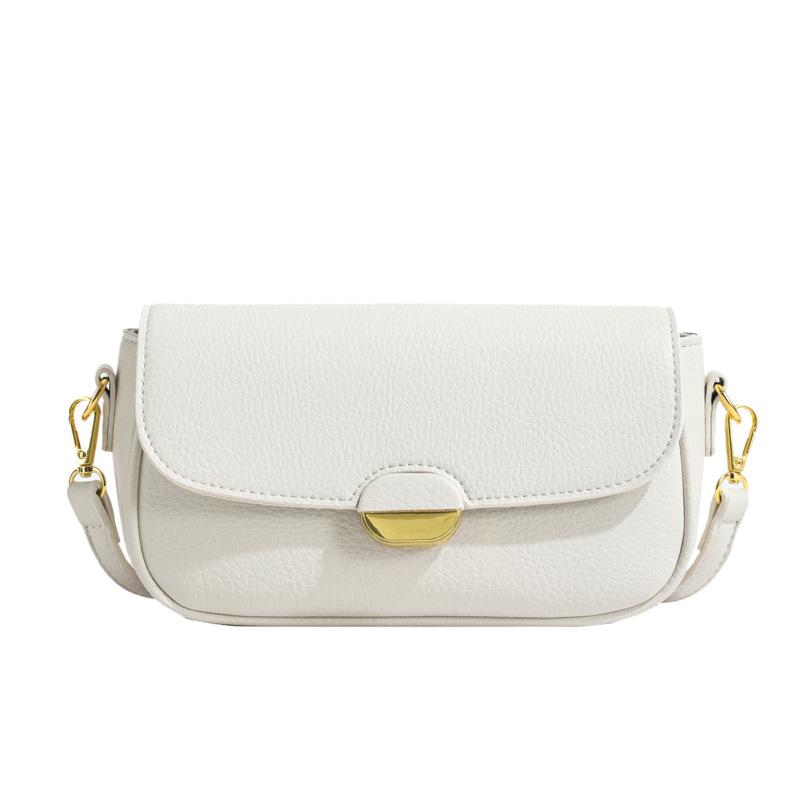 Underarm bag women's new texture women's casual shoulder messenger bag solid color fashion small square bag